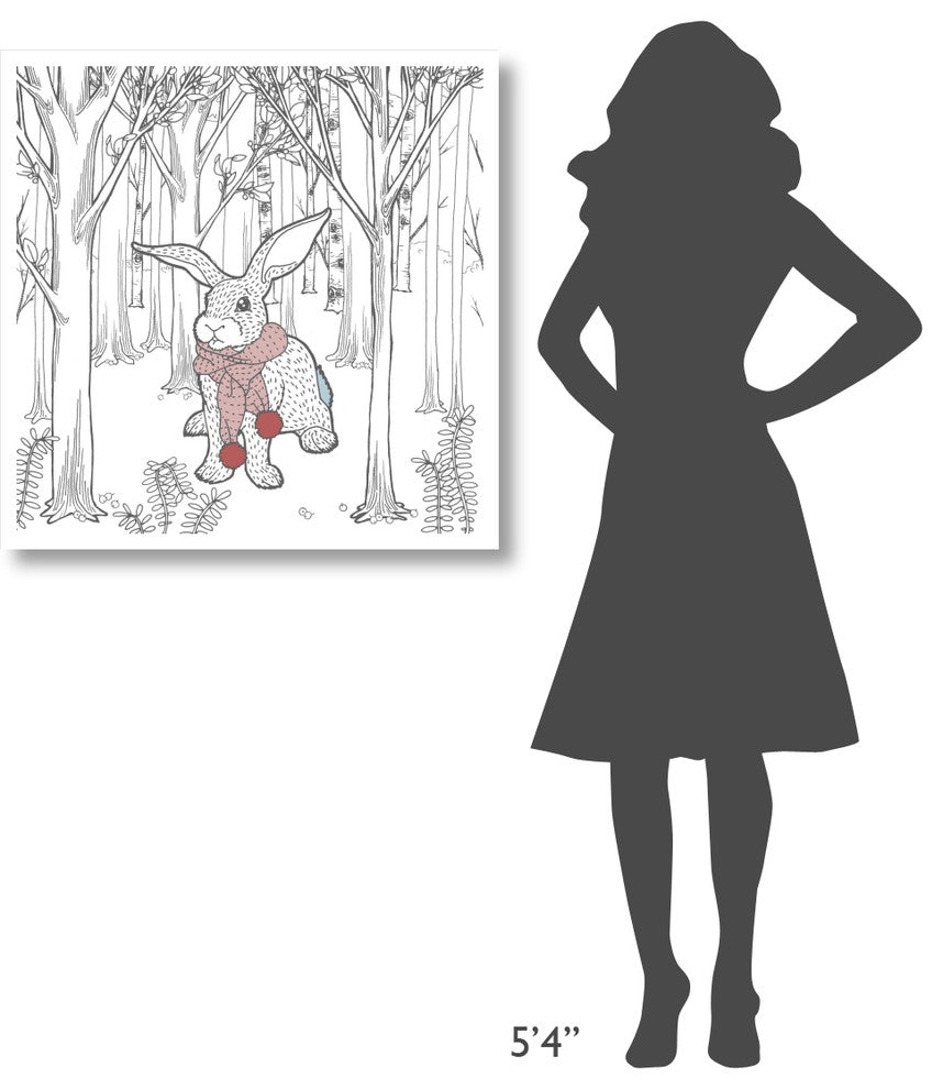 "Color the Forest Color XI" Digital Paper Print by Elyse DeNeige, 32"x32"