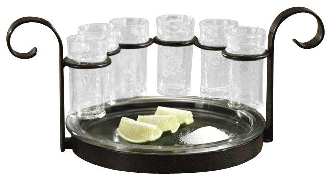 Fiesta Tequila Shot Glasses, 7-Piece Set