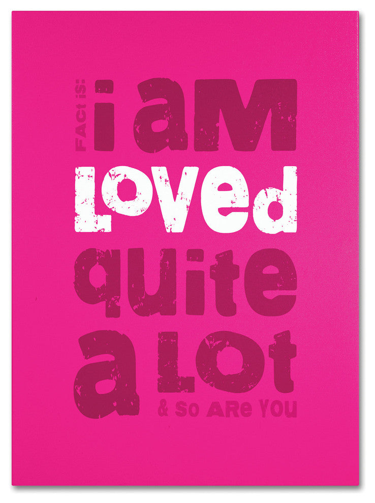 ''Loved a Lot III'' Canvas Art by Megan Romo