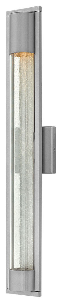 Hinkley Mist Large Wall Mount Lantern, Titanium