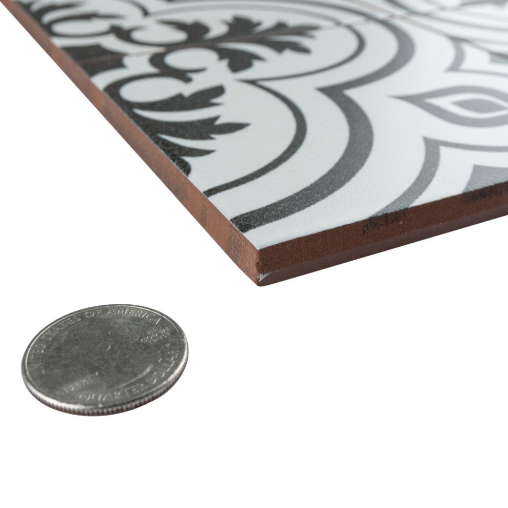 Harmonia Vintage White Ceramic Floor and Wall Tile