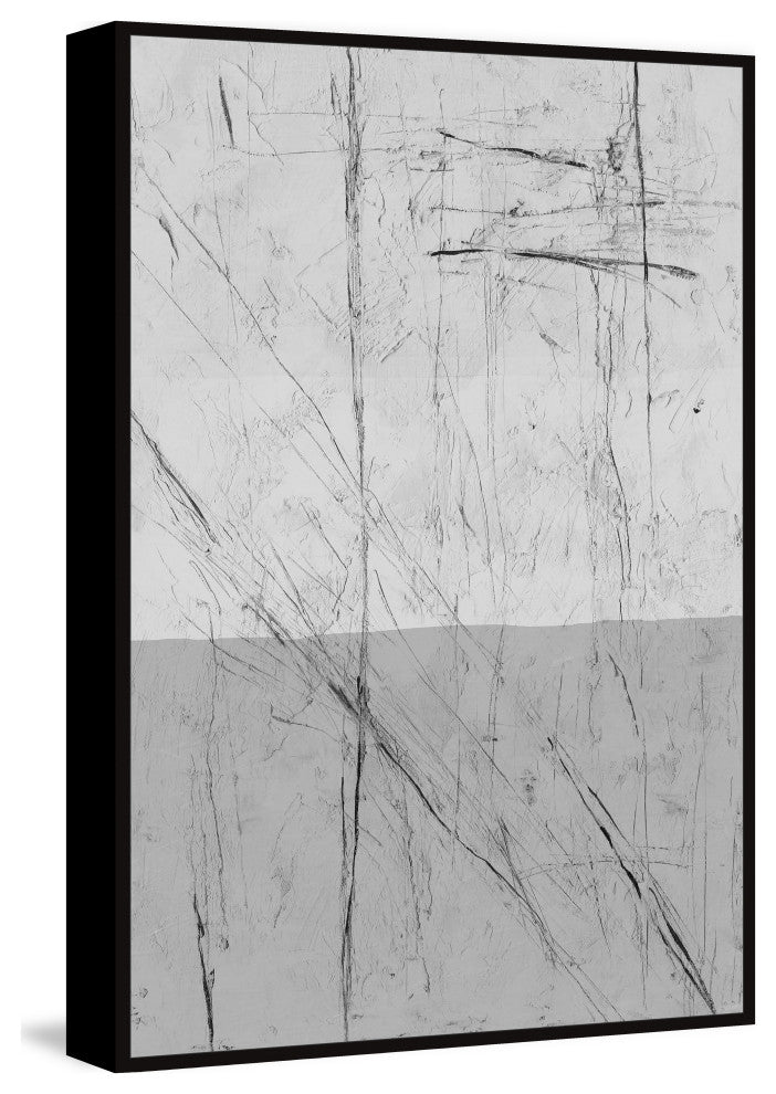 "Fourth Dimension" Floater Framed Painting Print on Canvas, 30x45