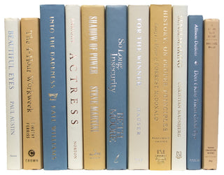 Decorative Books - Magnolia Book Bundle - 1 foot of Blue and Tan Books