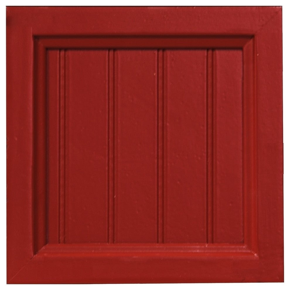 34" West Winds Credenza, Persimmon Red, Caribbean Rum