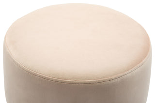 TOV Furniture Yamma Blush Velvet Ottoman