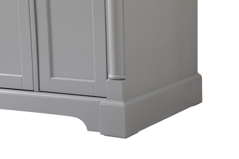 Home Living 48" Single Bathroom Vanity, Gray