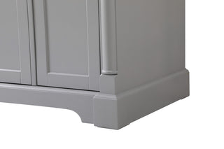 Home Living 48" Single Bathroom Vanity, Gray