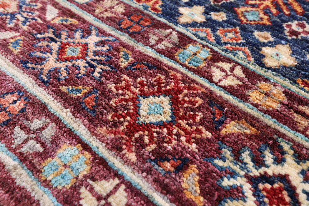 Handmade Super Kazak Khorjin Rug 4' 0" X 6' 0" Q10460