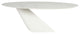 Oblo White Ceramic Dining Table, HGNE283