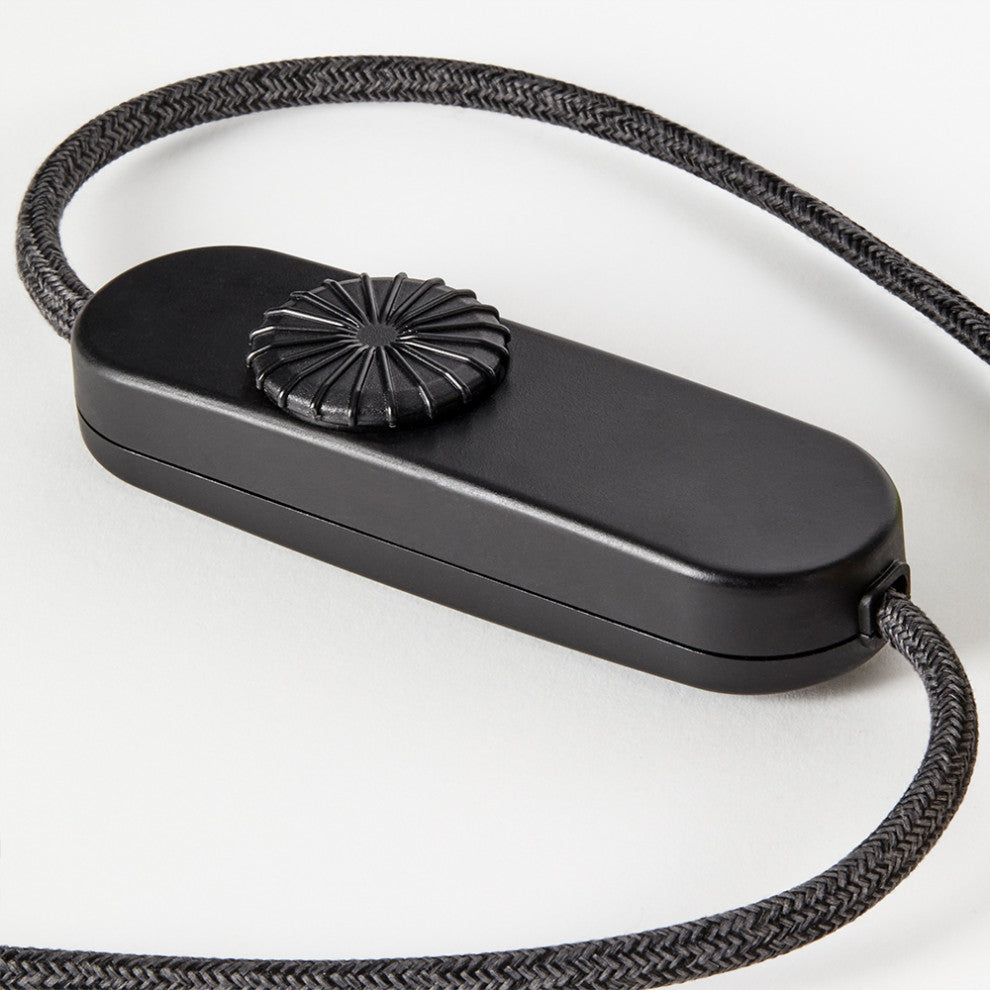 Walnut Kncukle Table Lamp With Sphere IV, Set of 2