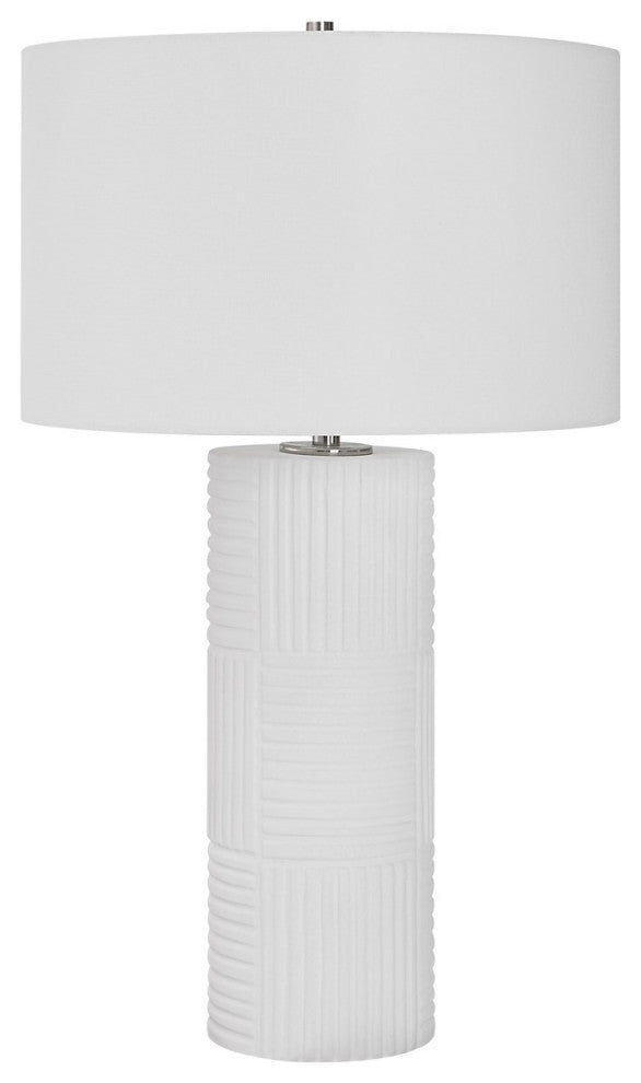 Uttermost Patchwork White Table Lamp 30068