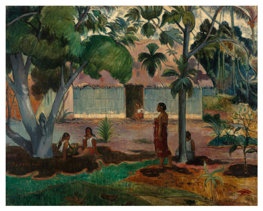 "The Large Tree, 1891" Digital Paper Print by Paul Gauguin, 32"x26"