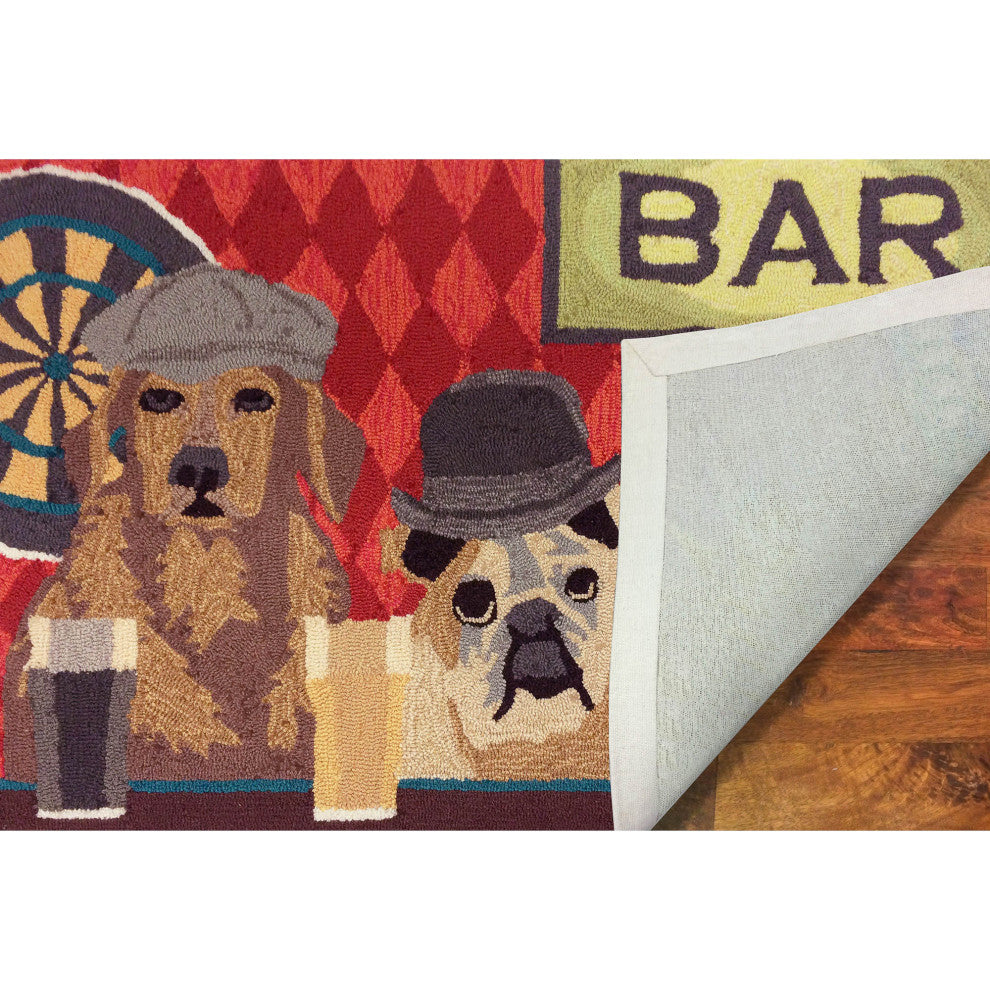 Frontporch Bar Patrol Indoor/Outdoor Rug Port 2'6x4'