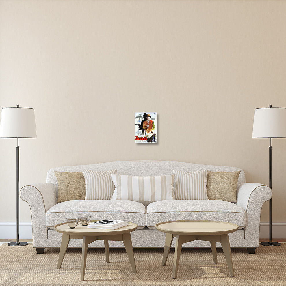 "Spanish - Dragnet" Stretched Canvas Giclee by Hollywood Photo Archive, 11x16"