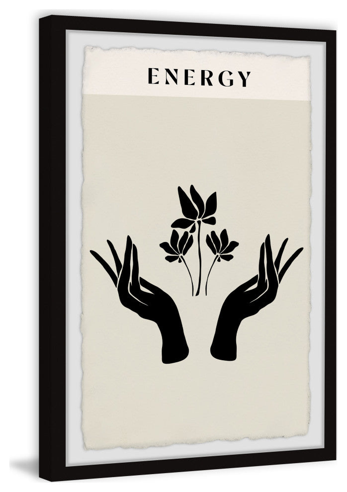 "Everything Is Energy" Framed Painting Print, 12x18