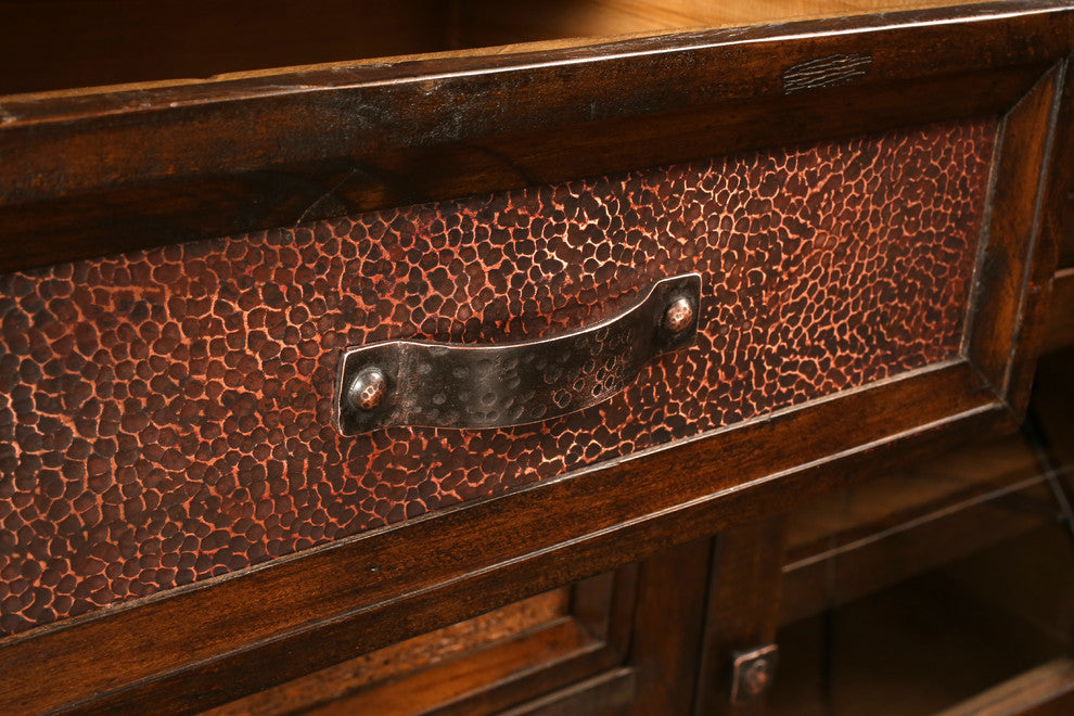 Elements Collection Copper Media Console, 66"