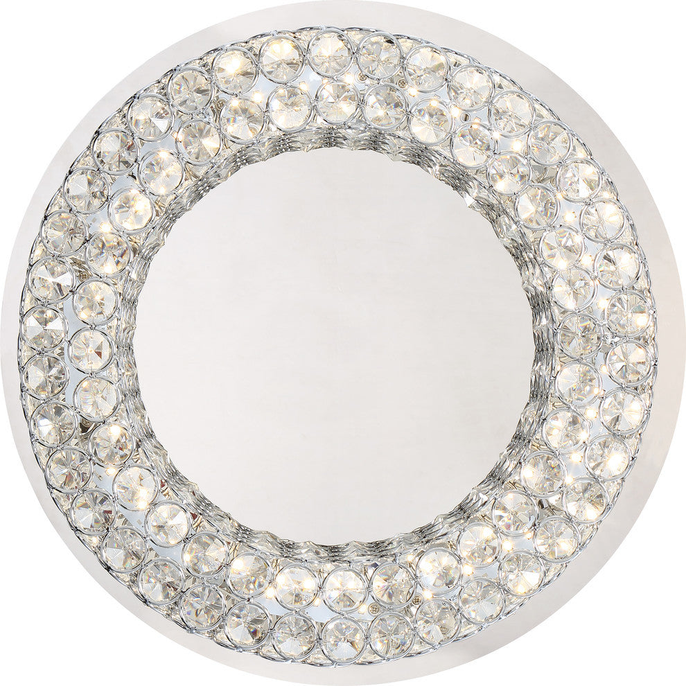 Quoizel PCIN1616C LED Flush Mount Infinity Polished Chrome