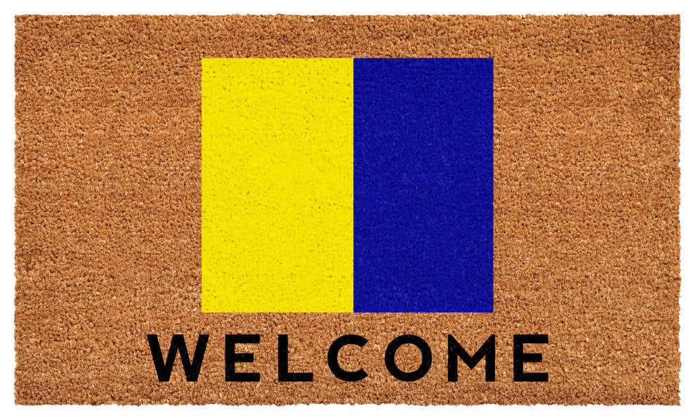 Calloway Mills Nautical Personalized Doormat, Letter K