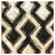 "Black and Gold Geometric III Crop" Paper Print by Shirley Novak, 26"x26"
