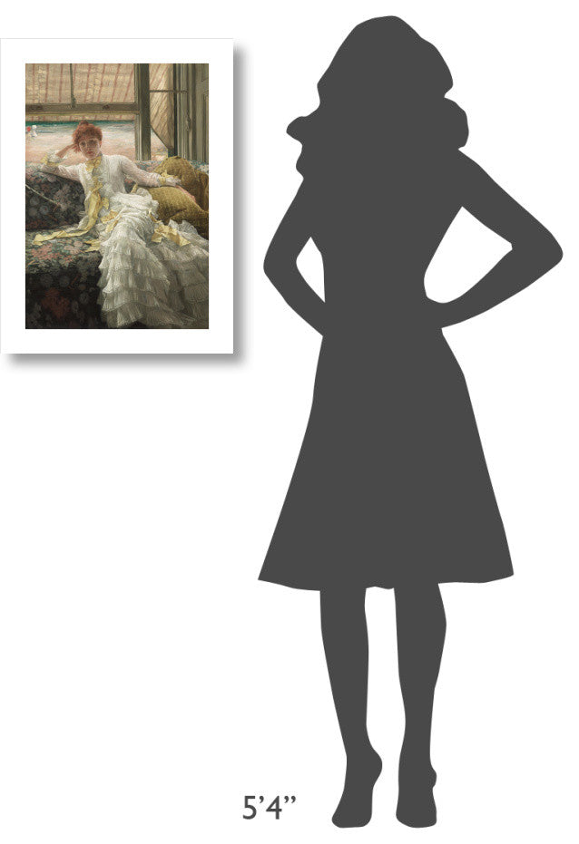 "Seaside (July: Specimen of a Portrait), 1878" Paper Art, 17"x24"