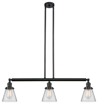 Innovations Lighting 213-Bk-G62-Led 3 Light Dimmable Led Island Light