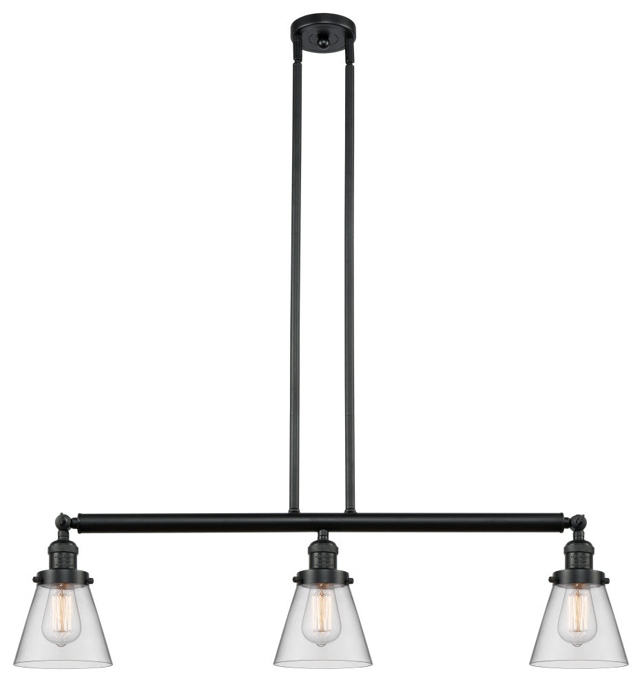 Innovations Lighting 213-Bk-G62-Led 3 Light Dimmable Led Island Light