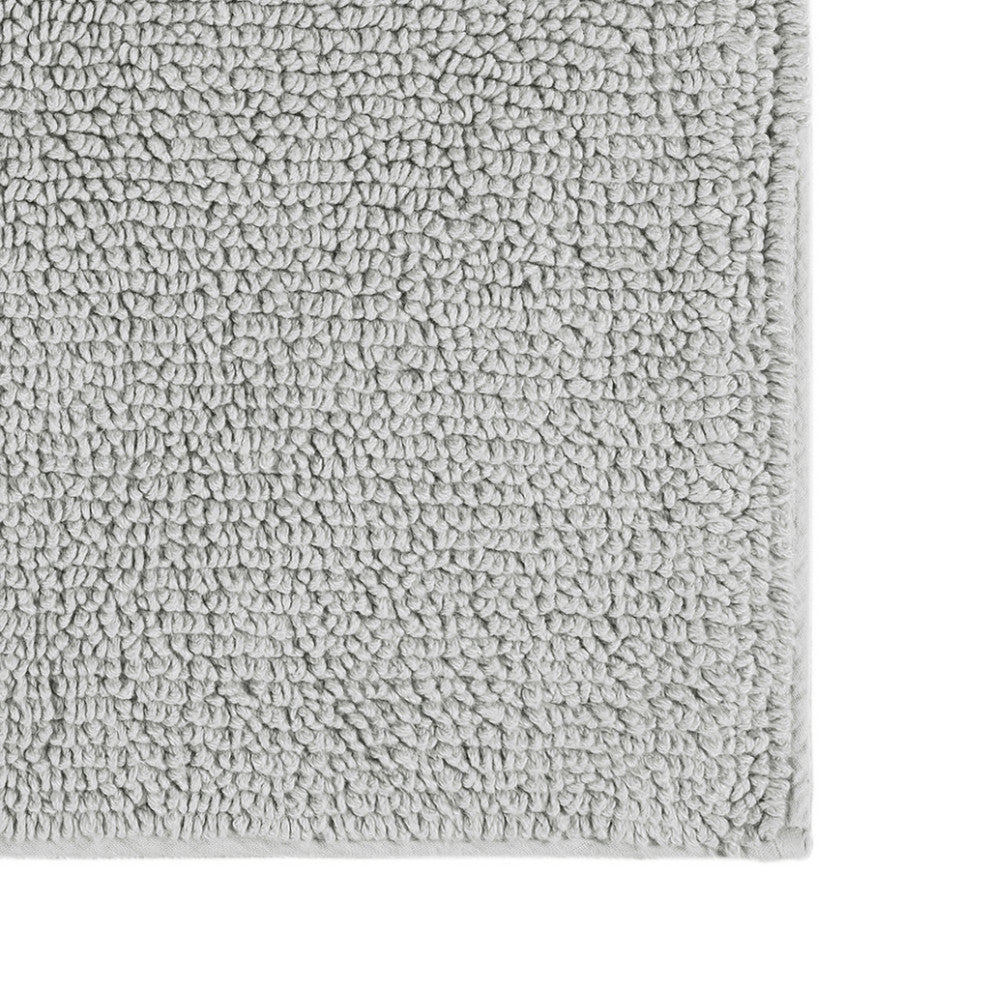 Beautyrest Plume Luxury Feather Touch Reversible Bath Rug, Grey