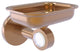 Clearview Wall Mounted Soap Dish Holder, Brushed Bronze