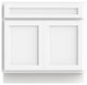 Vanity Art Vanity Base Cabinet, No Top, 39", White