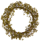 Nearly Natural W1145 20 Autumn Gypsophila Artificial Wreath