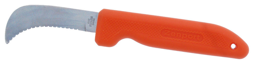 Harvest Utility Knife, Landscape And Sod, 3" Stainless Steel Serrated Blade