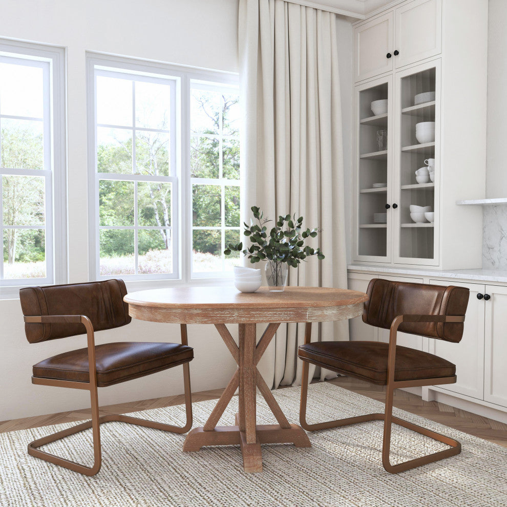 Fonda Dining Chair, Brown