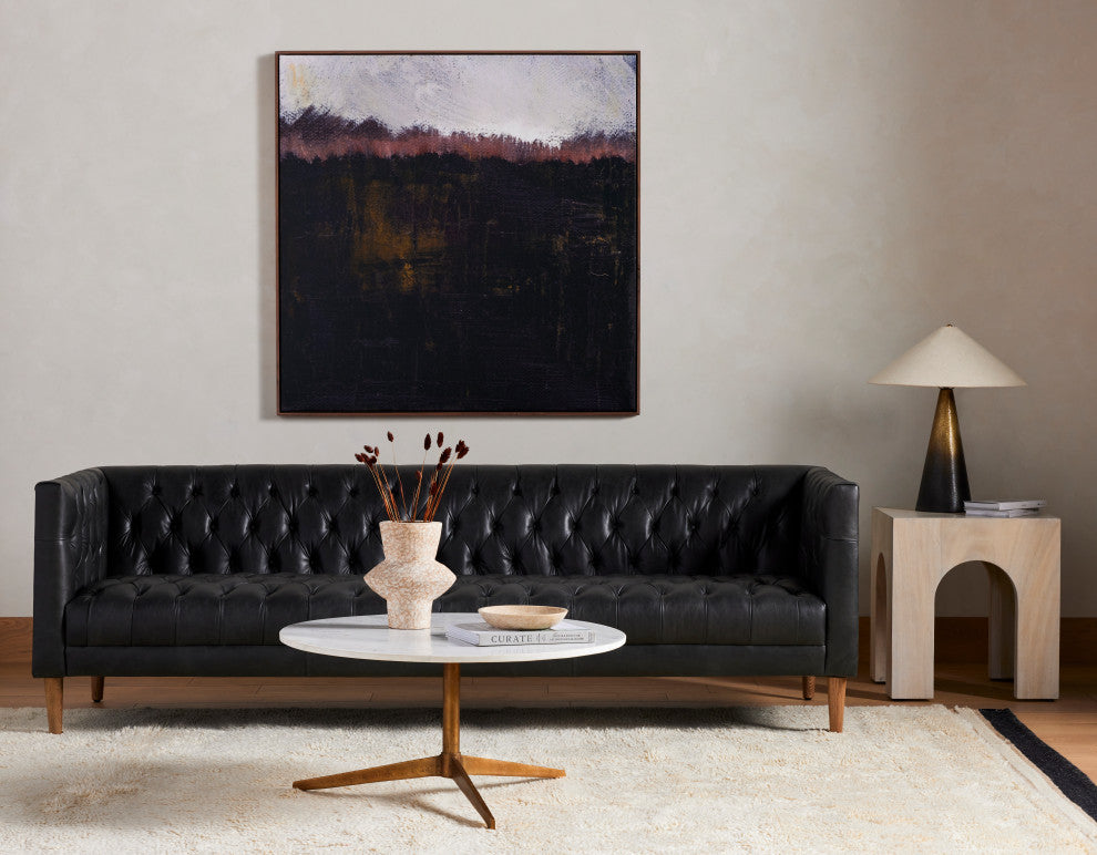 Fausto End Table, Bleached Guanacaste