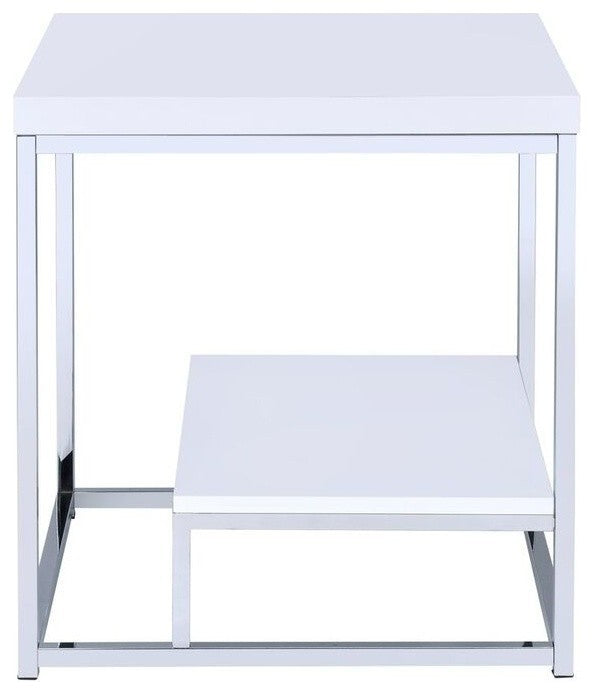 Lucia End Table, White