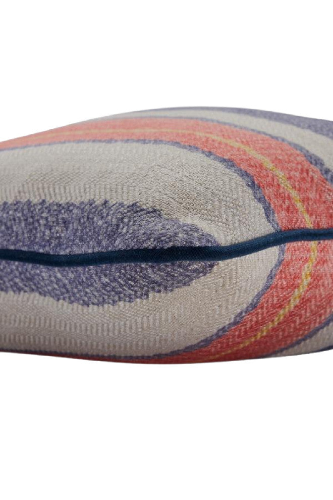 Multi-toned Cushion Piped with Gray Velvet | Andrew Martin Elbrus