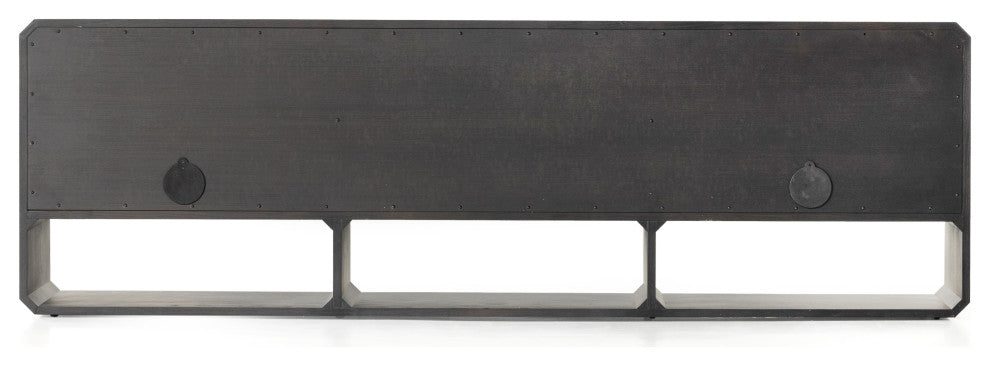 Caspian Media Console, Black Ash