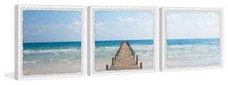 Oceans in Motion Triptych, 3-Piece Set, 24x24 Panels