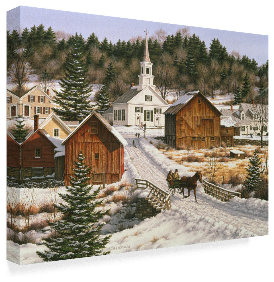 William Breedon 'Over The Hills We Go' Canvas Art, 32"x24"