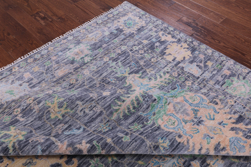 8' 11" X 12' 5" Turkish Oushak Handmade Wool Rug - Q15589-3613