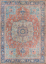 Couristan Pasha Heriz Ruby Area Rug, 5'x8'
