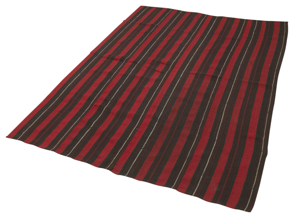 Rug N Carpet - Handwoven Turkish 4' 7'' x 6' 6'' One-of-a-Kind Kilim Rug