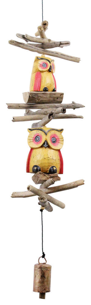 Twin Oscar Owl Yellow Cohasset Bell