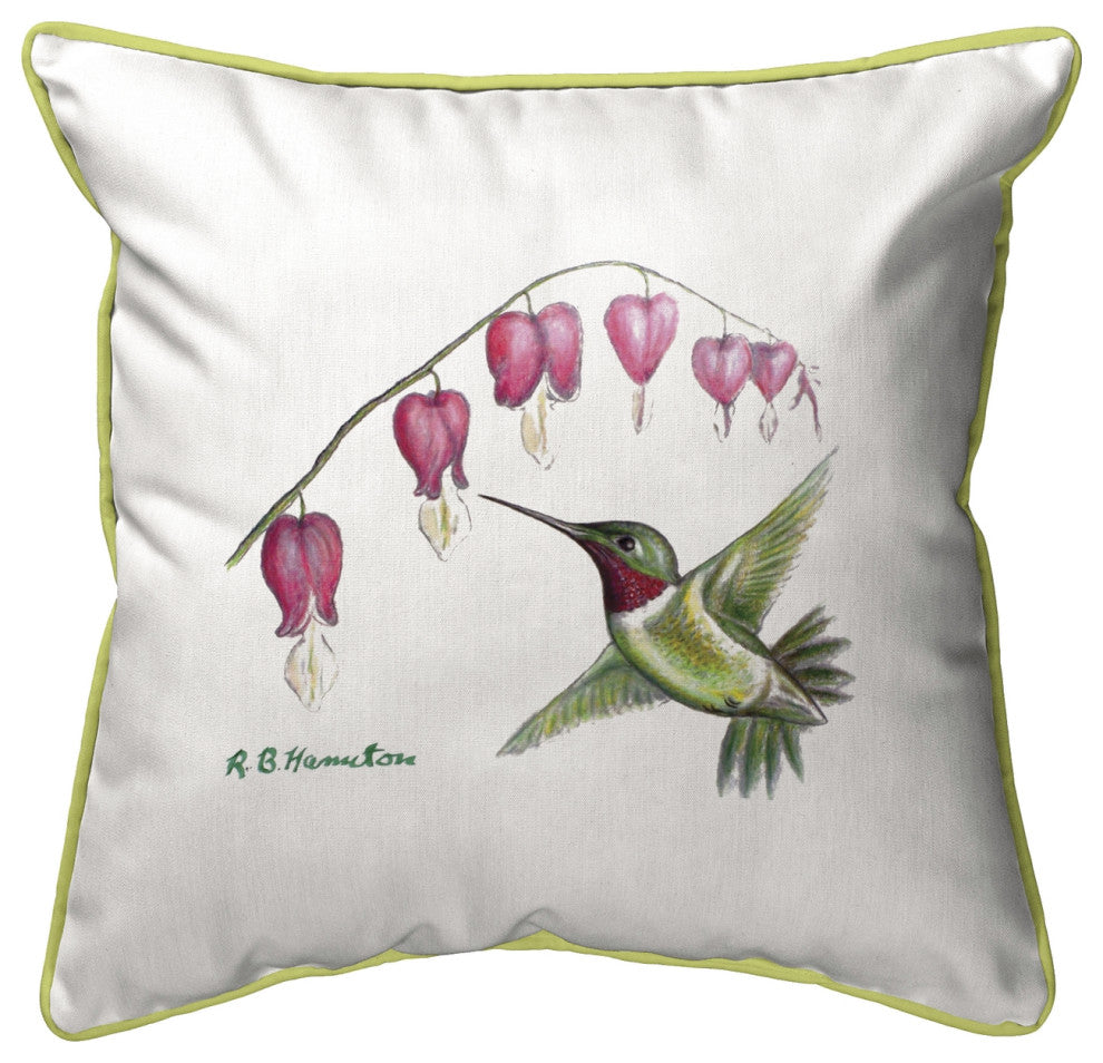 Hummingbird Large Indoor/Outdoor Pillow 18x18
