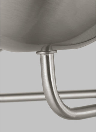 Alvin Five Light Chandelier, Brushed Nickel