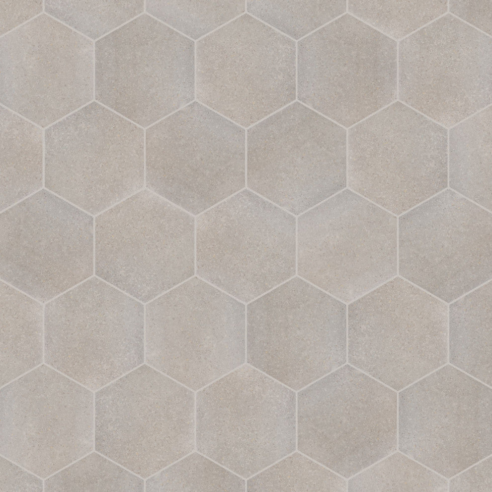 Palazzo Hex Luce Porcelain Floor and Wall Tile