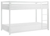 Lexicon Jovie Twin over Twin Metal Bunk Bed in White