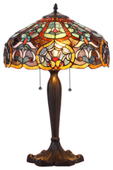 Pixie  2-Light Victorian Table Lamp 16" Shade