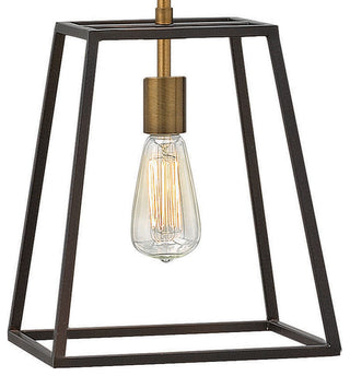 Hinkley Fulton Small Open Frame Pendant, Bronze
