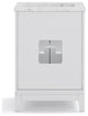 Elizabeth 24" Single Sink Carrara White Marble Vanity, Pure White