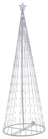 4' X 24" Led 152 Wmwht Light Show Tree